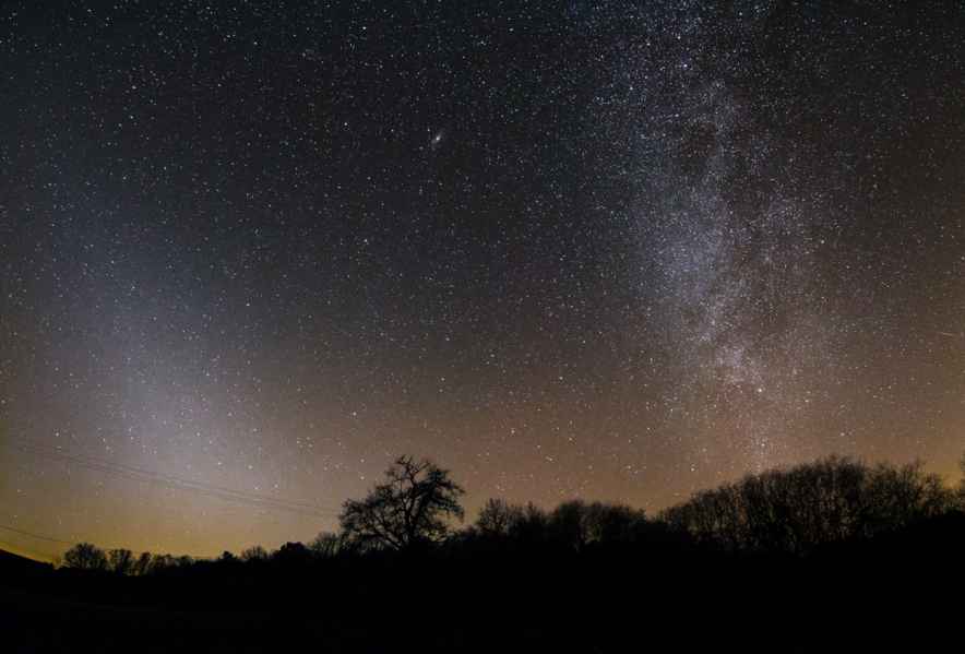 Lumière zodiacale & voie lactée